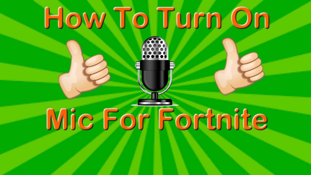 get a mic working for fortnite on a mac